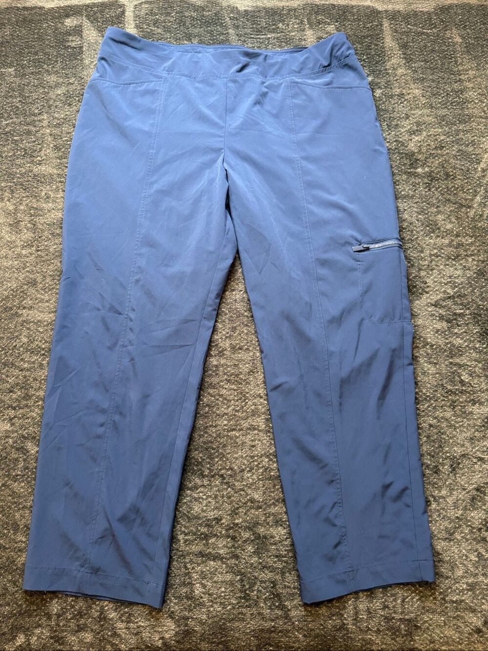 Chico's Blue Stretch Utility Ankle Pants Women's Size 3R US 16